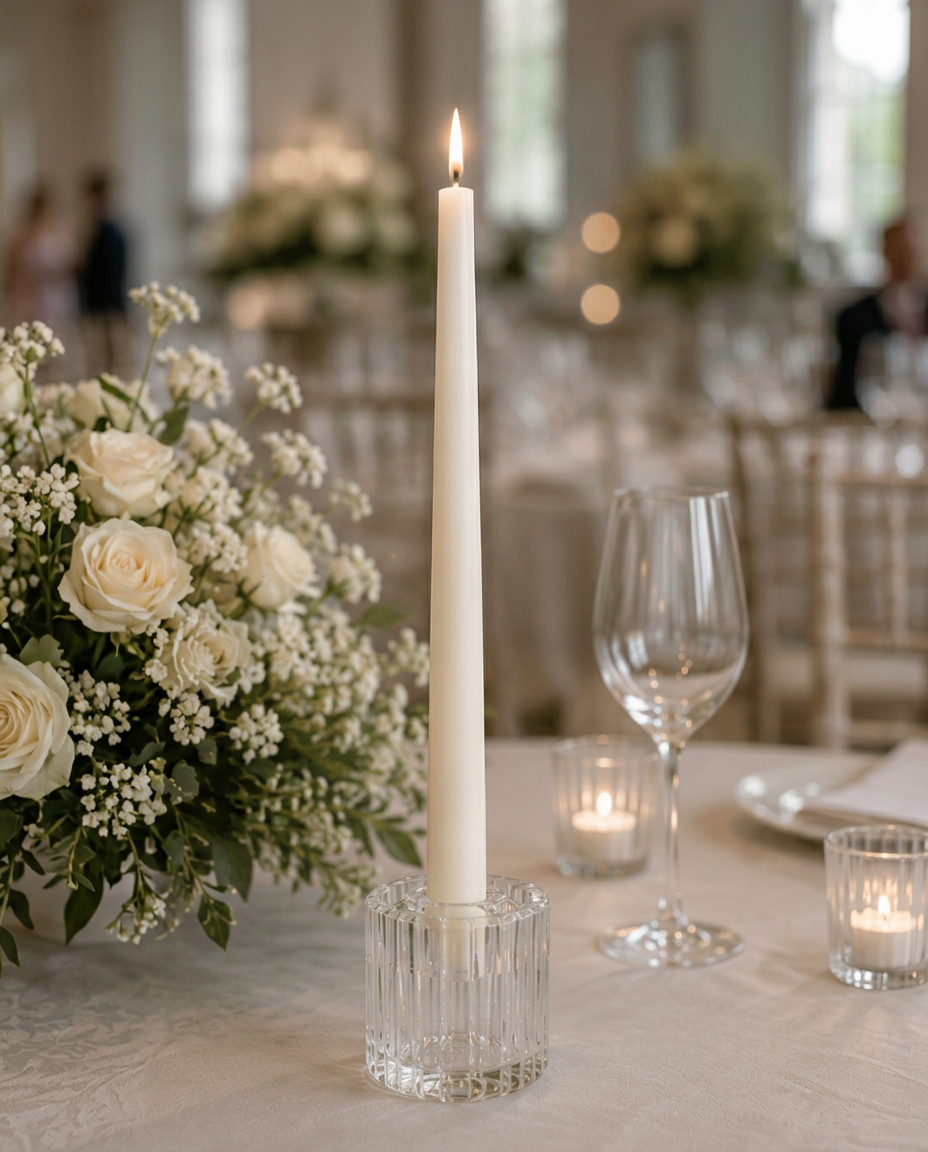 Ribbed Candle Base