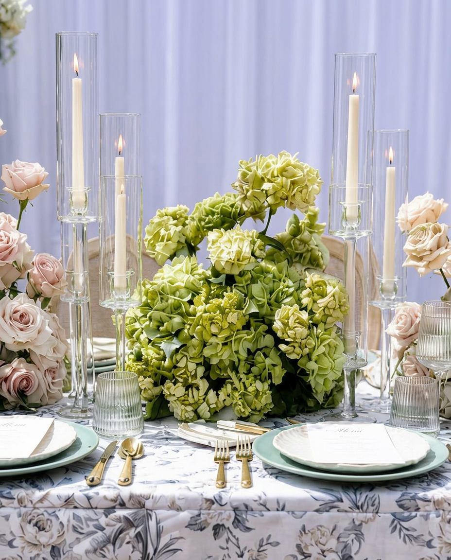 Curated tablescape